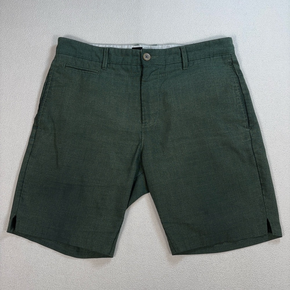 RVCA Nature x Industry 8" Shorts Men's 32 (fits 33) Green Flap‎ Pockets *Flaw